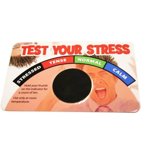 Stress Cards in White