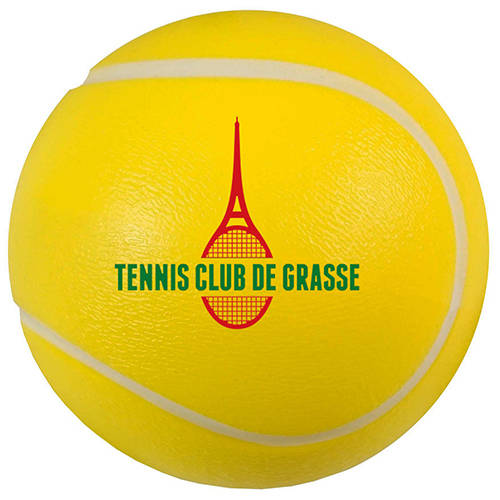 Custom Printed Stress Tennis Ball in yellow from Total Merchandise