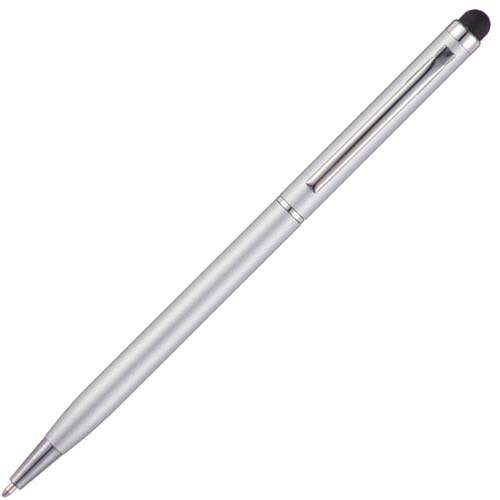 Touchscreen Stylus Twist Pens in Silver