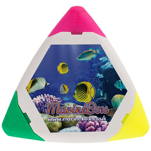 Personalised Trident Triangle Highlighters  for Office Merchandise Ideas