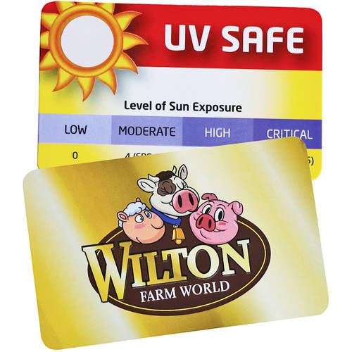 UV Gauge Cards in White