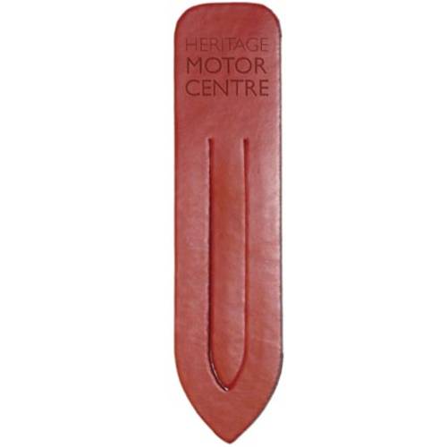 Promotional Velbond Leather Page Markers for Schools