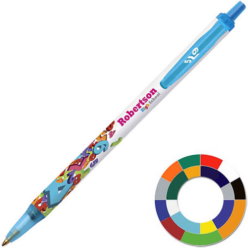 Corporate Branded BiC Clic Stic Ballpen Printed in Full Colour by Total Merchandise