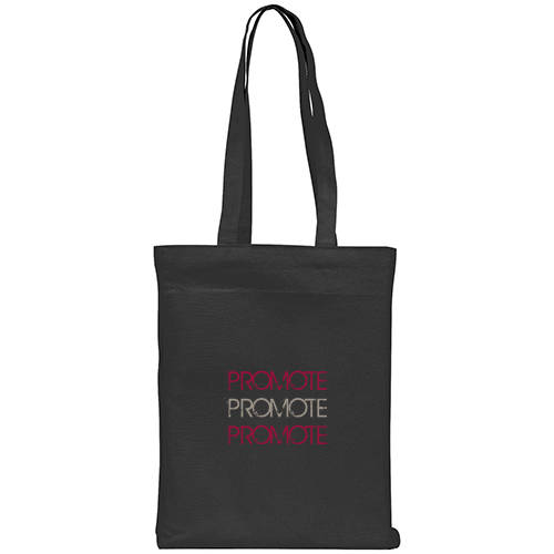 Promotional Groombridge Canvas Bag in black from Total Merchandise