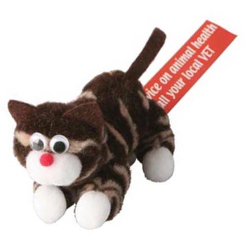 Large Cat Logobug in Brown/Red