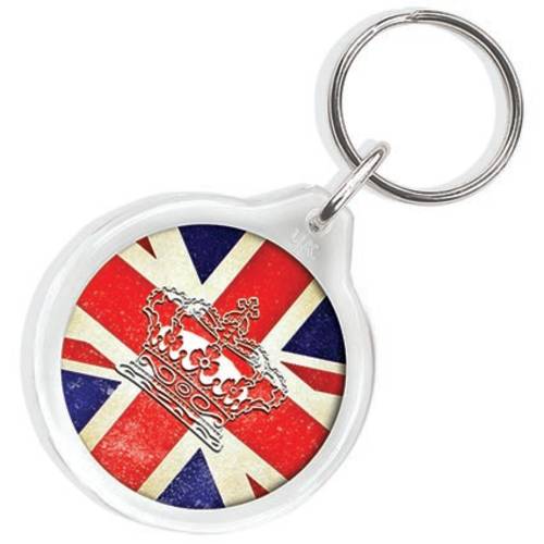 Circle Keyring in Clear