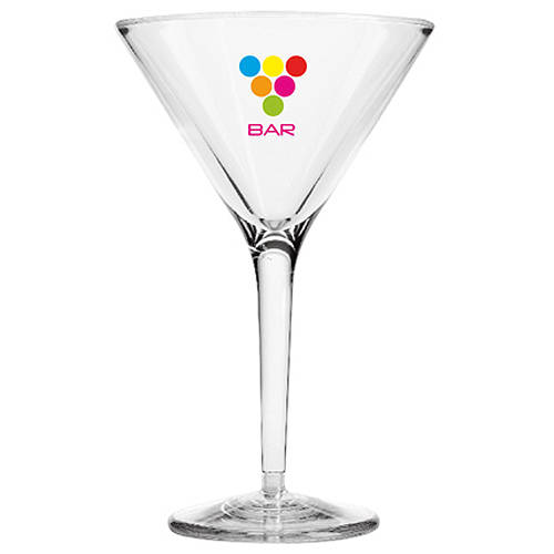 7oz Reusable Plastic Cocktail Glasses Branded Glasses