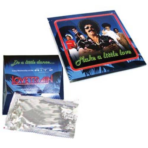 Printed Condom Wallet Pack