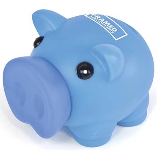 Promotional Petit Plastic Piggy Banks for Campaign Gifts