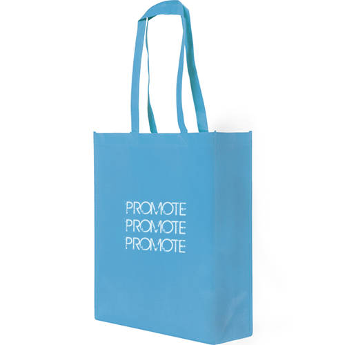 Bright Blue Promotional Rainham Tote Bag with company logo