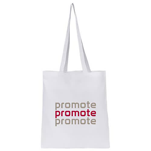 Promotional Printed White Cotton Tote Bag for eco campaigns