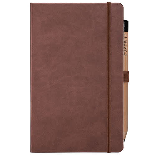 Full Colour Ivory Tucson Medium Notebooks with Pencil