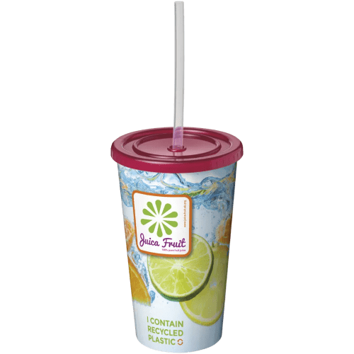 Brite Full Colour Stadium Cups in Magenta