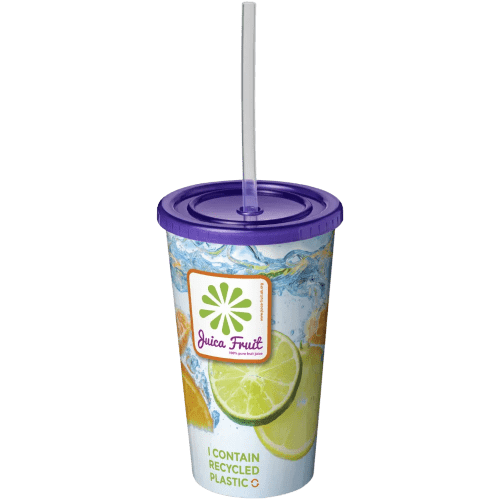 Brite Full Colour Stadium Cups in Purple