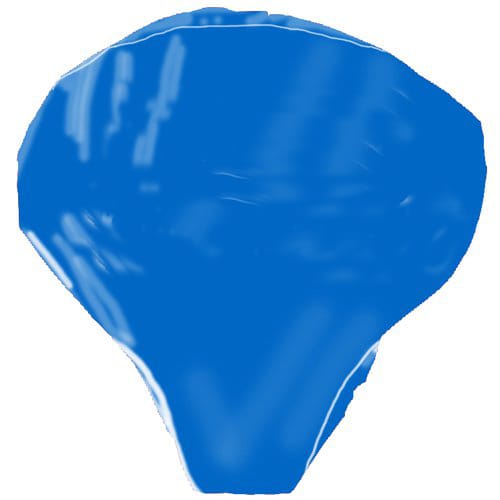 Printed PVC Bike Seat Covers in Blue from Total Merchandise