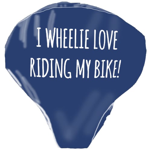 Branded PVC Bike Seat Covers in Blue 534 from Total Merchandise