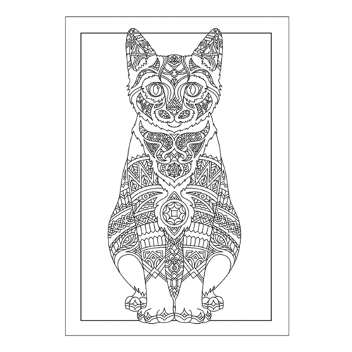 A5 Stress Relief Colouring Books