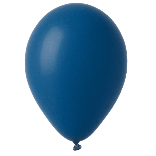 All Round Print Balloons in Navy 533c
