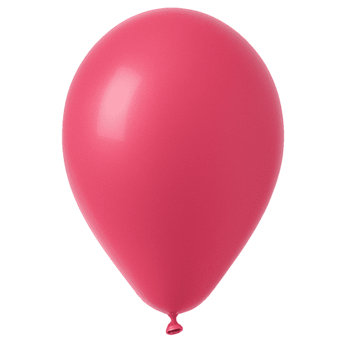 All Round Print Balloons in Red 709 C