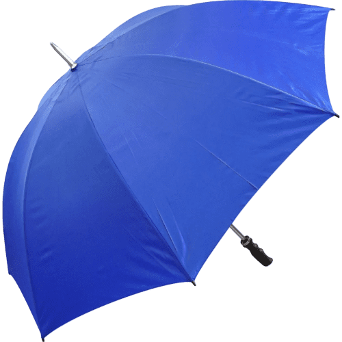 Promotional Express Budget Golf Umbrellas in Blue from Total Merchandise