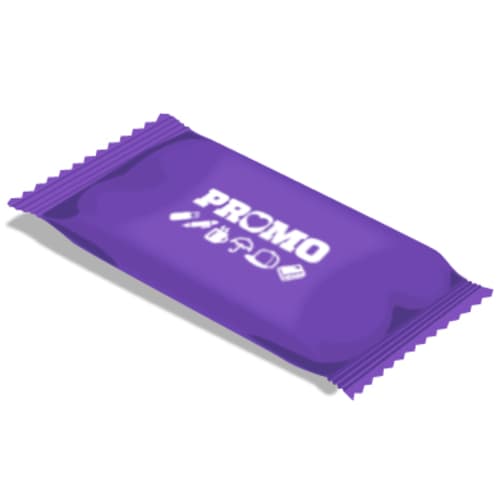 Custom Branded After Dinner Chocolates in Purple Printed with a Logo by Total Merchandise