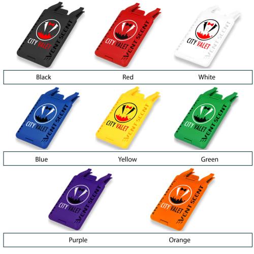 Swatch Image for Vent Scent Car Air Fresheners in all available colour options by Total Merchandise