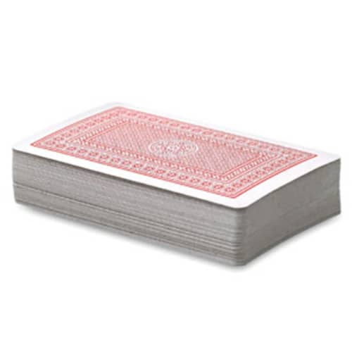 Branded Playing Cards In Red Printed With Your Logo From Total Merchandise