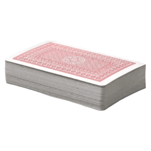 Branded Playing Cards In Red Printed With Your Logo From Total Merchandise