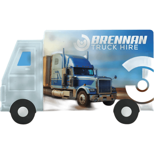 Lorry Shaped Mint Cards