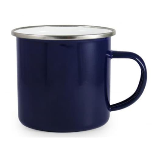 11oz Enamel Mugs in Blue