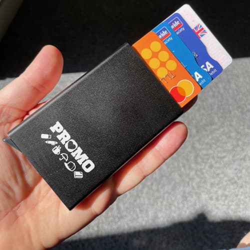 Promotional Plastic Credit Card Holders Printed with your Logo at