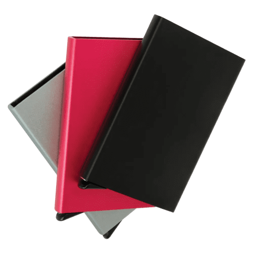 Branded Contactless Card Protector in Black from Total Merchandise