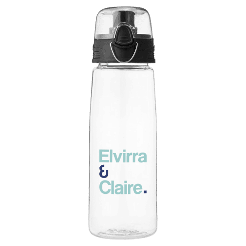 700ml Capri Sports Bottles in Transparent Clear