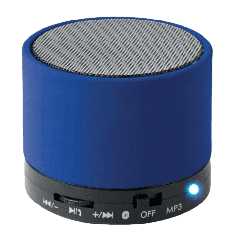 Round Bluetooth Speakers in Royal Blue
