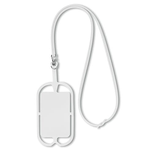 Smartphone Silicone Holder in White