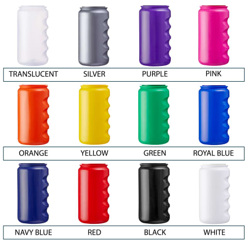 Bottle Colour Options for 500ml Full Colour Finger Grip Bottles from Total Merchandise