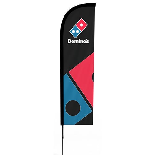 Promotional Feather Banner Flags Printed with Your Logo from Total Merchandise