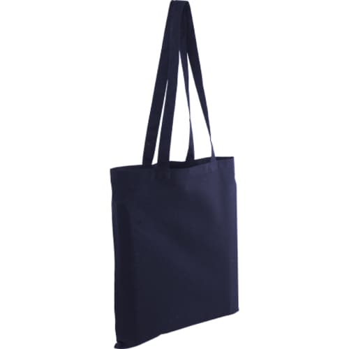 Full Colour Printed Kingsbridge Cotton Tote Bags in Navy Blue