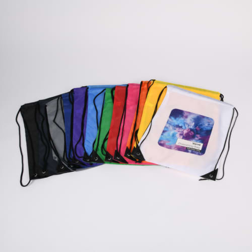 Full Colour Printed Drawstring Bags