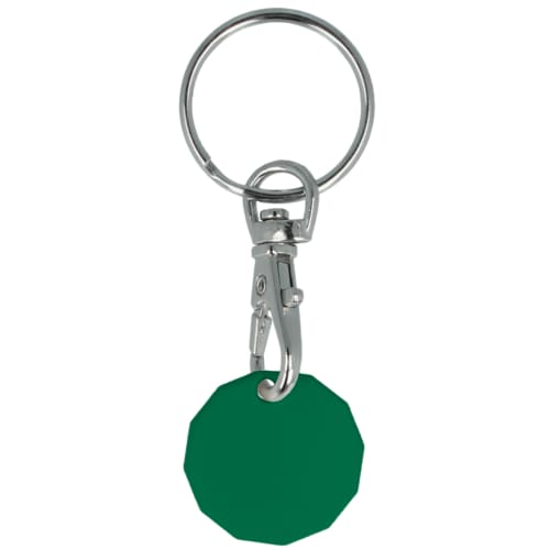 Green Promotional Eco-Friendly Trolley Coins Printed with your Logo from Total Merchandise