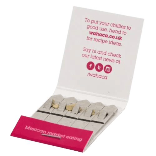 These promotional Seedsticks® make a great green-fingered giveaway for customers