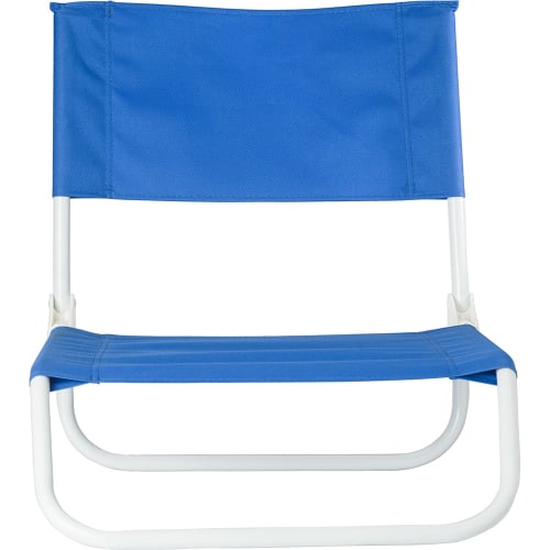 Promotional printed Foldable Beach Chairs available in cobalt blue from Total Merchandise