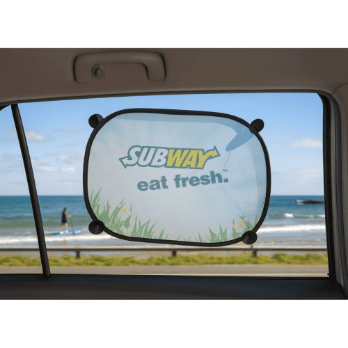 Car Window Shades in White
