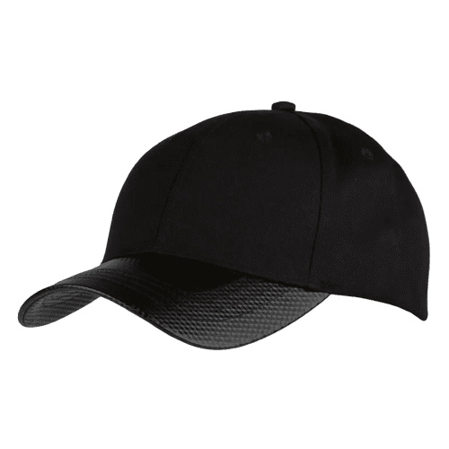 Carbon Fibre Effect Caps in Black
