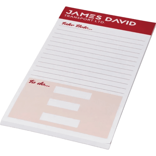 25 Sheet Third A4 Note Pads in White