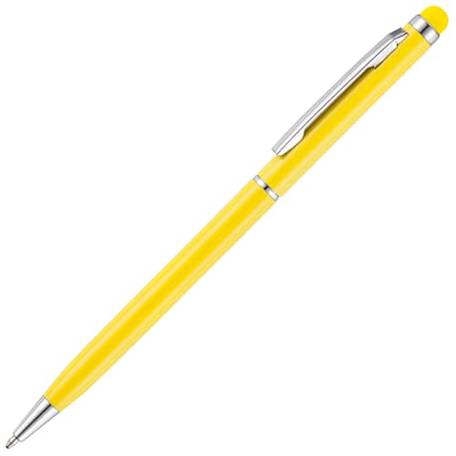 Touchscreen Stylus Twist Pens in Yellow