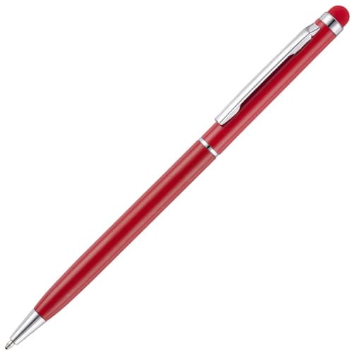 Touchscreen Stylus Twist Pens in Red