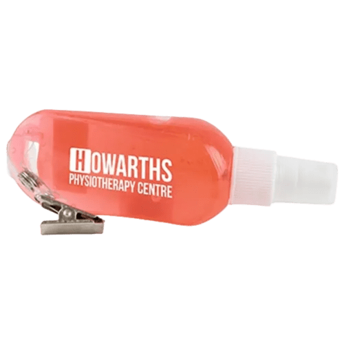 Printed sanitiser gel for festival ideas