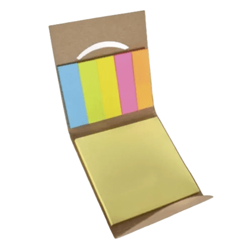 Branded Post it notes are great for low budget promotions