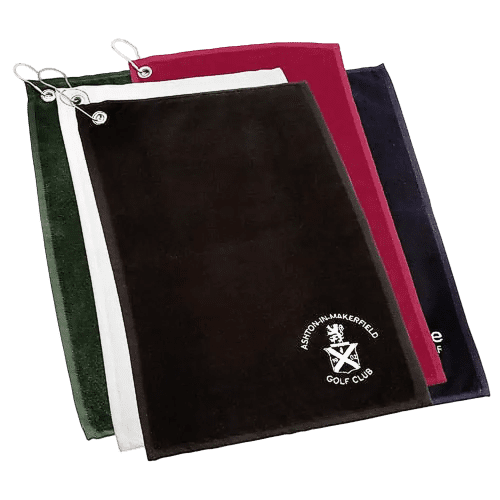 Golfing Towels in Burgundy